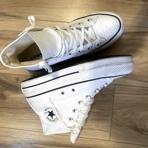 Converse Chuck Taylor All Star High-Top Platform Sneaker, women’s 8, men’s 6